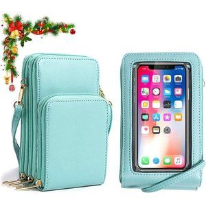 Crossbody Purse Women Touch Screen Bag RFID Blocking Wallet Handbag